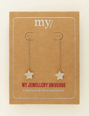 My Jewellery Earring pull star strass chain MJ09544