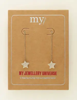 My Jewellery Earring pull star strass chain MJ09544