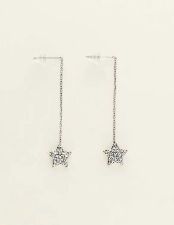 My Jewellery Earring pull star strass chain MJ09544