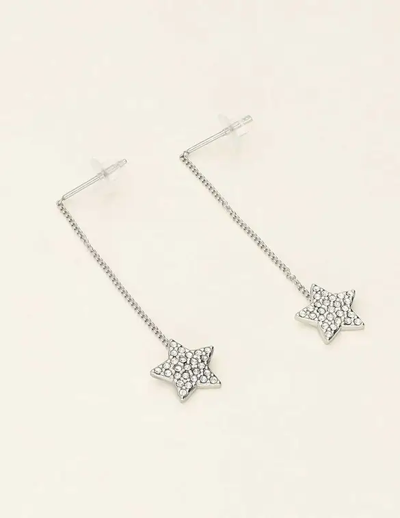 My Jewellery Earring pull star strass chain MJ09544