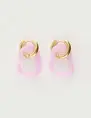 My Jewellery Earring resin organic lilac small MJ09747