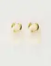 My Jewellery Earring resin organic white small MJ09749