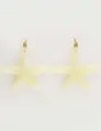 My Jewellery Earring resin star big white MJ09750