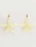My Jewellery Earring resin star big white MJ09750