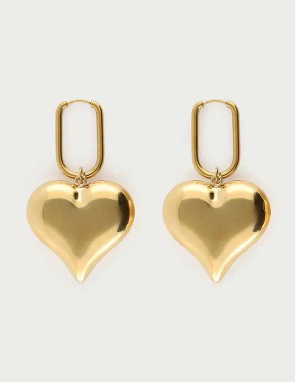 My Jewellery Earring square hoop heart MJ13052
