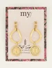 My Jewellery Earring statement coin MJ07623