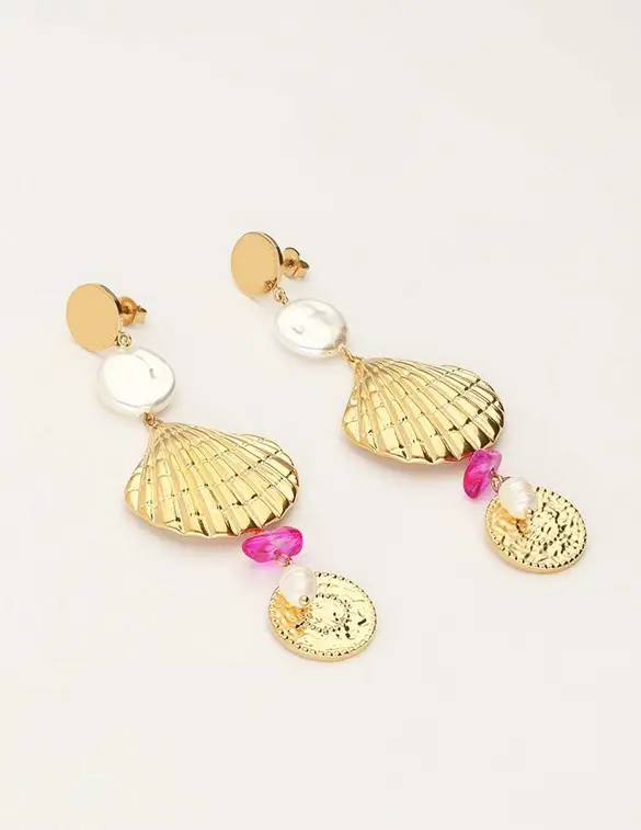 My Jewellery Earring statement shell beads MJ09685