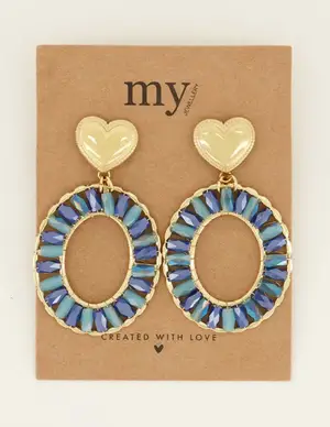 My Jewellery Earring statement with heart MJ08147