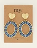 My Jewellery Earring statement with heart MJ08147