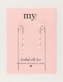 My Jewellery Earring string 3 pearls MJ11490