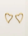 My Jewellery Earring studs open heart MJ11325
