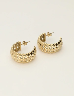 My Jewellery Earring vintage heart hoops MJ12028