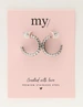 My Jewellery Earring vintage heart hoops MJ12028