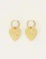 My Jewellery Earring with big heart charm MJ08023