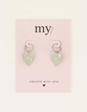 My Jewellery Earring with big heart charm MJ08023
