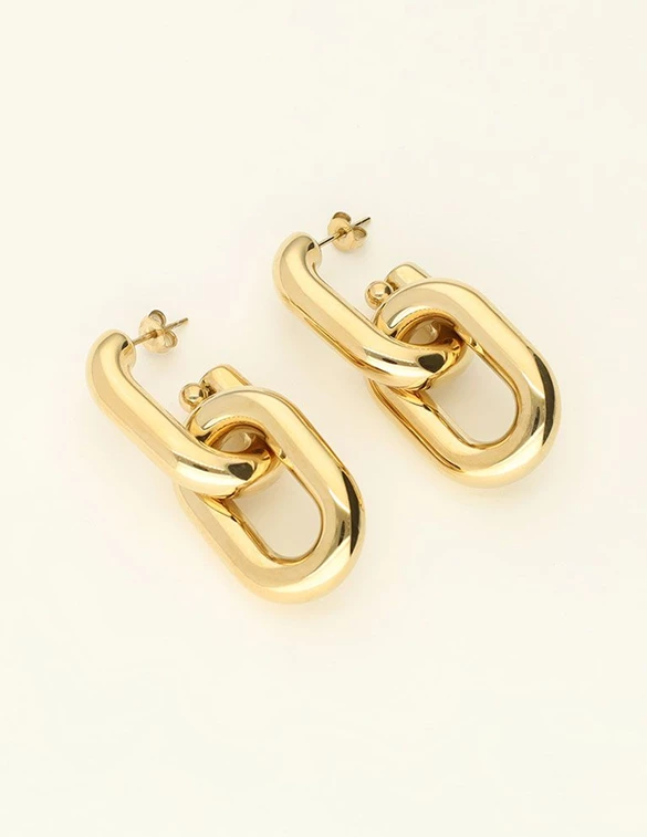 My Jewellery Earrings 2 ovals MJ10049