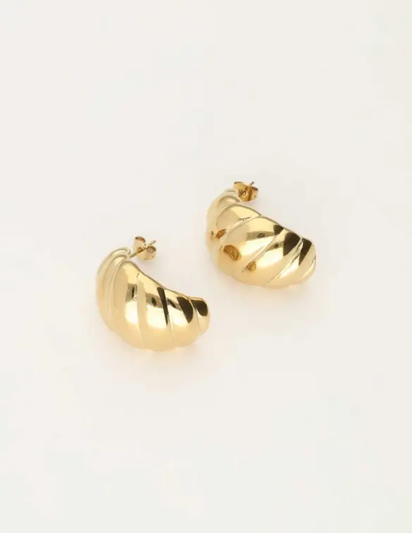 My Jewellery earrings big croissant drop MJ10713