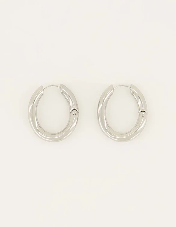 My Jewellery Earrings Chuncky chain hoops MJ06892