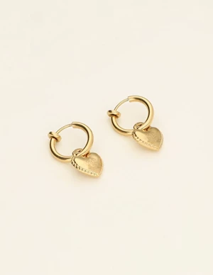 My Jewellery Earrings clip heart my logo MJ09142
