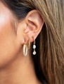 My Jewellery Earrings clip pearl & coin MJ09144