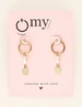My Jewellery Earrings clip pearl & coin MJ09144