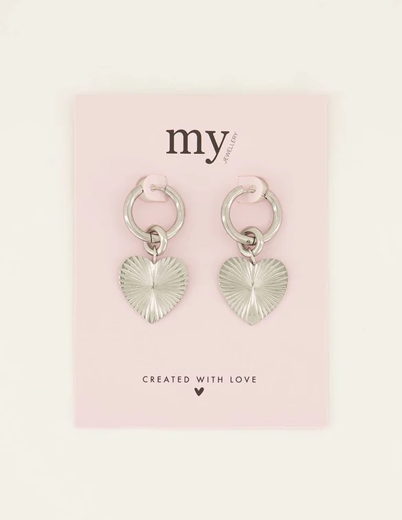 My Jewellery Earrings heart charm MJ07954