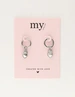 My Jewellery Earrings heart crown MJ10655