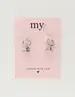 My Jewellery earrings hoops cowboyhat MJ10299