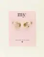 My Jewellery Earrings hoops irregular MJ09024