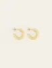 My Jewellery Earrings hoops ribbed small MJ07380