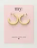 My Jewellery Earrings hoops thick MJ10736