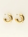 My Jewellery Earrings hoops with mini flower MJ10047