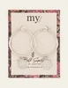 My Jewellery Earrings round with coin MJ07622