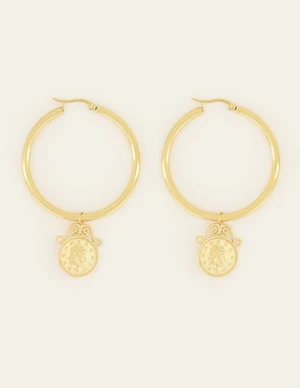 My Jewellery Earrings round with coin MJ07622