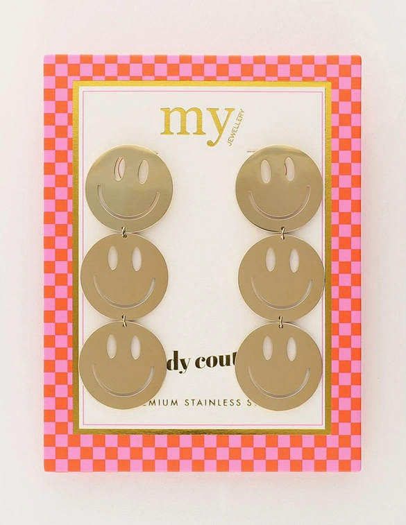 My Jewellery Earrings smiley big MJ10161