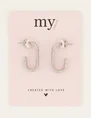 My Jewellery Earrings square rope MJ06914