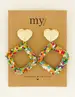 My Jewellery Earrings statement beads multi MJ08795