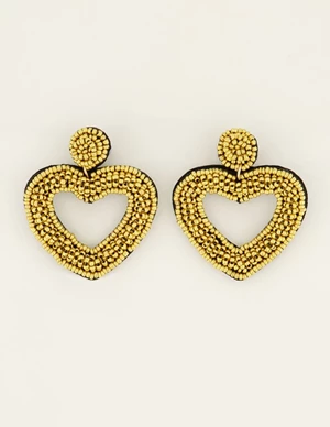 My Jewellery Earrings statement heart beads MJ07537