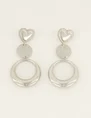 My Jewellery Earrings statement heart hoops MJ07364