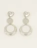 My Jewellery Earrings statement heart hoops MJ07364