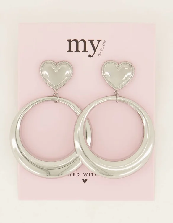 My Jewellery Earrings statement heart MJ07363