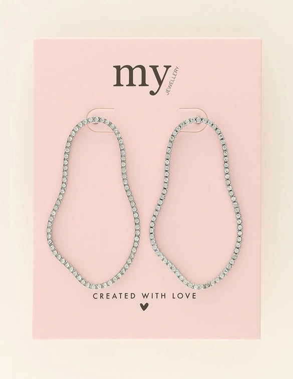 My Jewellery Earrings statement organic strass MJ09972