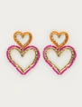 My Jewellery Earrings stmt beaded hearts MJ12623