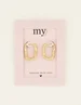 My Jewellery Earrings swirl effect MJ07518