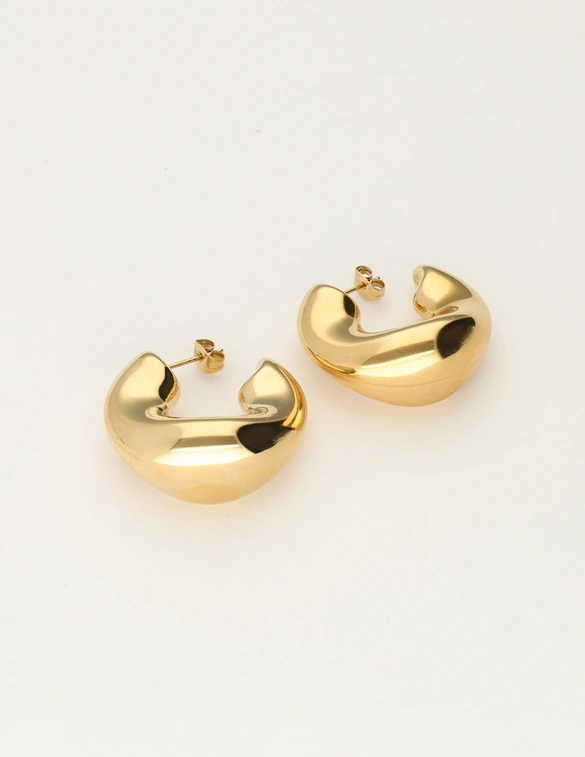 My Jewellery Earrring hoop organic MJ12182
