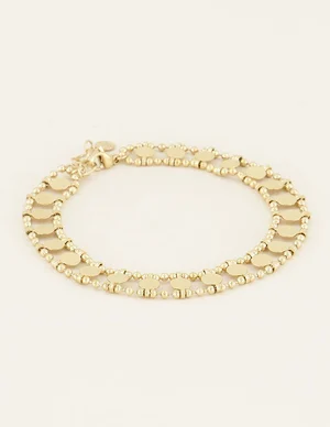 My Jewellery Enkelbandje dubbel muntjes MJ03295