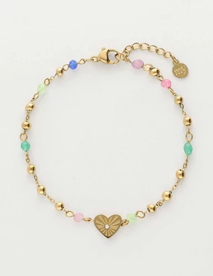 My Jewellery Heart en beads fine bracelet MJ10649