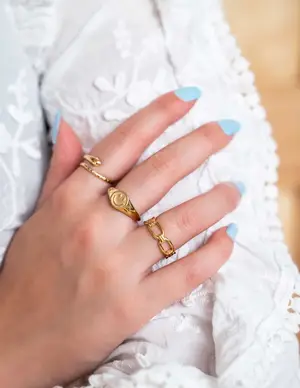 My Jewellery Iconic ring met schakels MJ06060