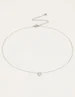 My Jewellery Ketting Hartje Strass MJ04777