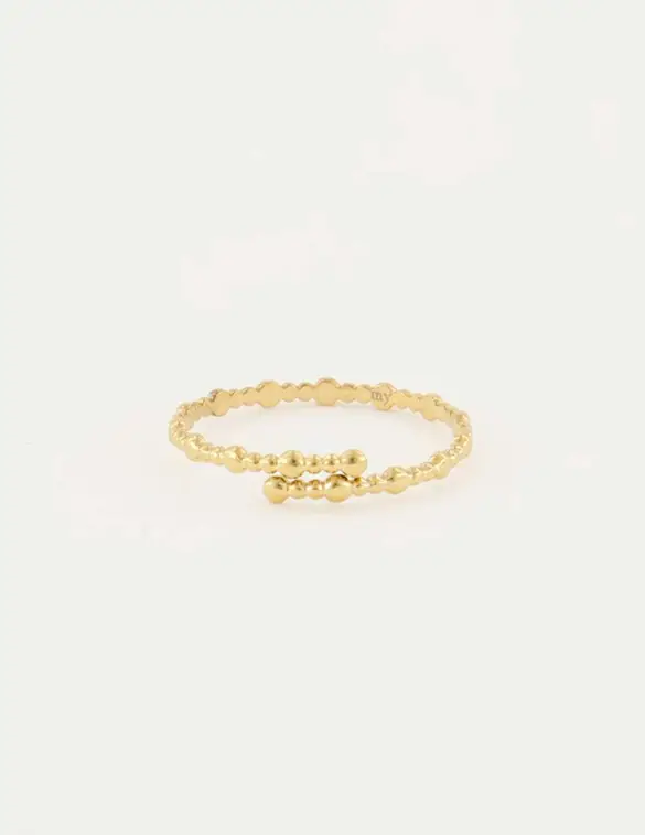 My Jewellery Mix ring kleine & grote bolletjes MJ04897